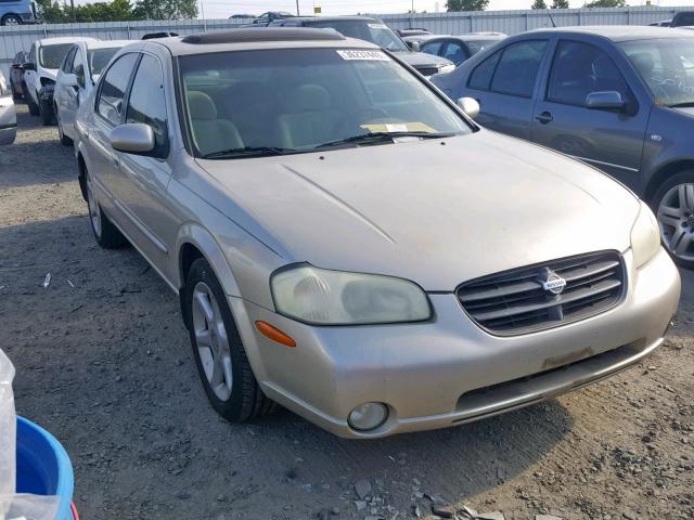 JN1CA31AX1T105344 - 2001 NISSAN MAXIMA GXE TAN photo 1