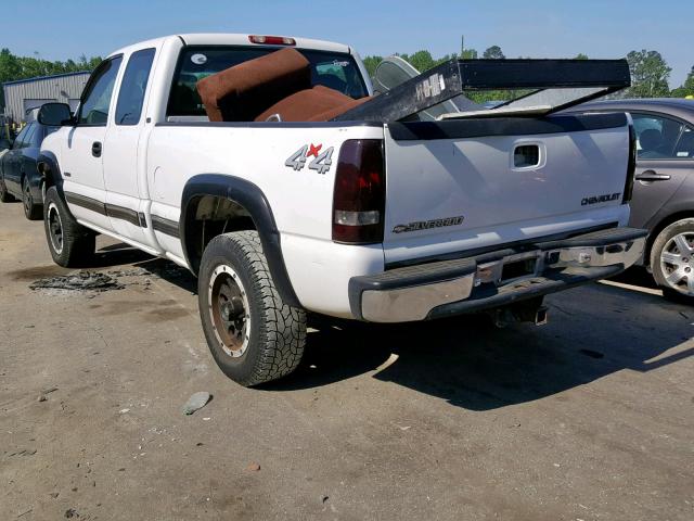 2GCEK19T011299322 - 2001 CHEVROLET SILVERADO WHITE photo 3