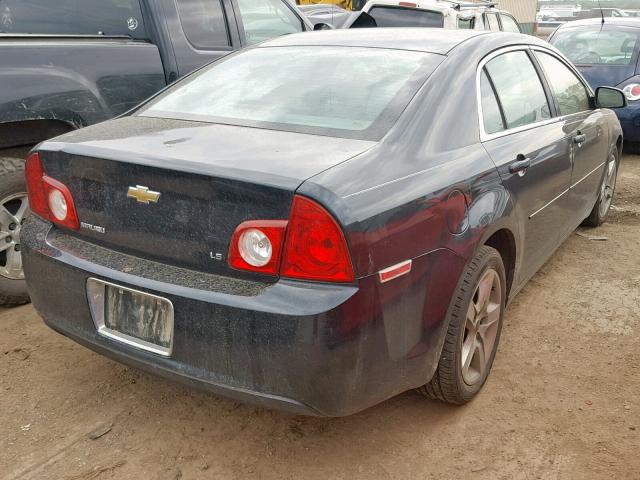 1G1ZG57B494257961 - 2009 CHEVROLET MALIBU LS BLACK photo 4