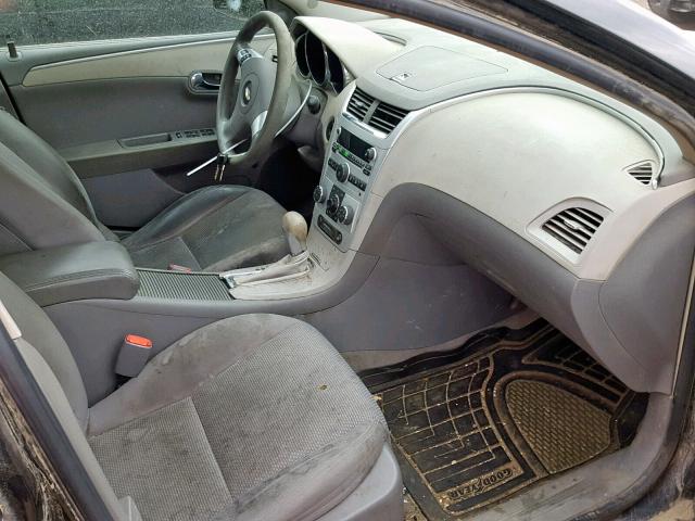 1G1ZG57B494257961 - 2009 CHEVROLET MALIBU LS BLACK photo 5