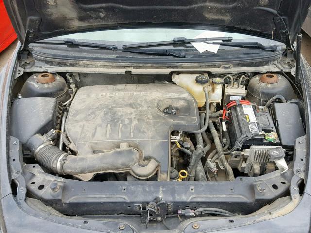 1G1ZG57B494257961 - 2009 CHEVROLET MALIBU LS BLACK photo 7