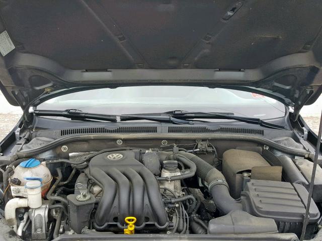 3VW2K7AJ2EM353960 - 2014 VOLKSWAGEN JETTA BASE Մոխրագույն լուսանկար 7