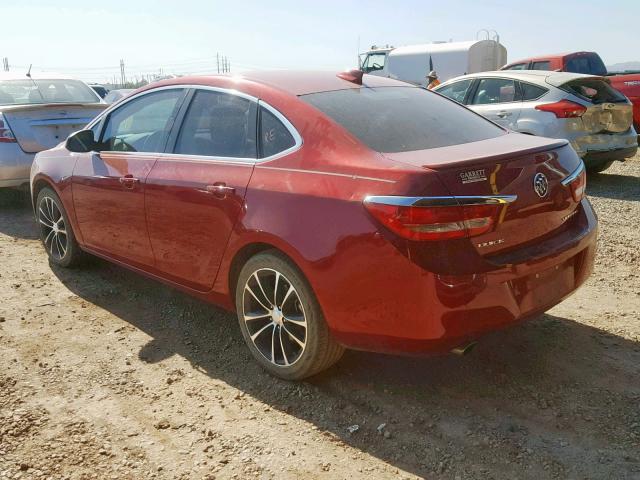 1G4PW5SK7G4175532 - 2016 BUICK VERANO SPO RED photo 3