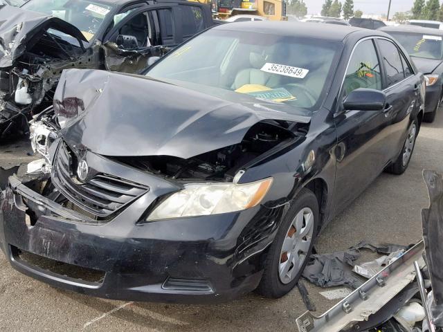 4T4BE46K88R024434 - 2008 TOYOTA CAMRY CE BLACK photo 2