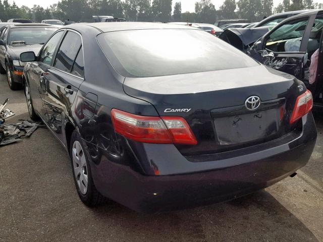 4T4BE46K88R024434 - 2008 TOYOTA CAMRY CE BLACK photo 3