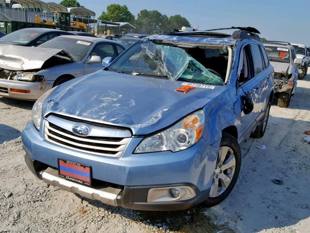 4S4BRBKC6A3331713 - 2010 SUBARU OUTBACK 2. BLUE photo 2