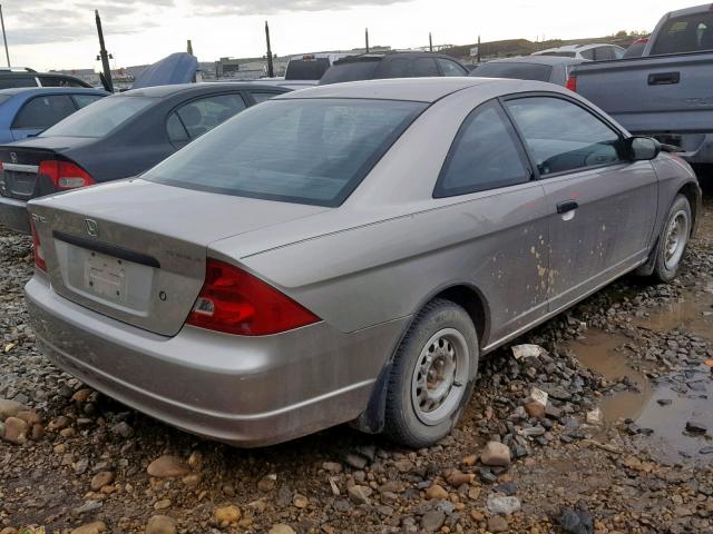 1HGEM21133L809509 - 2003 HONDA CIVIC DX GOLD photo 4