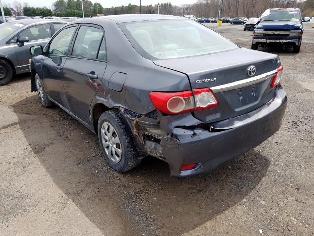 2T1BU4EE3BC562685 - 2011 TOYOTA COROLLA BASE  photo 3