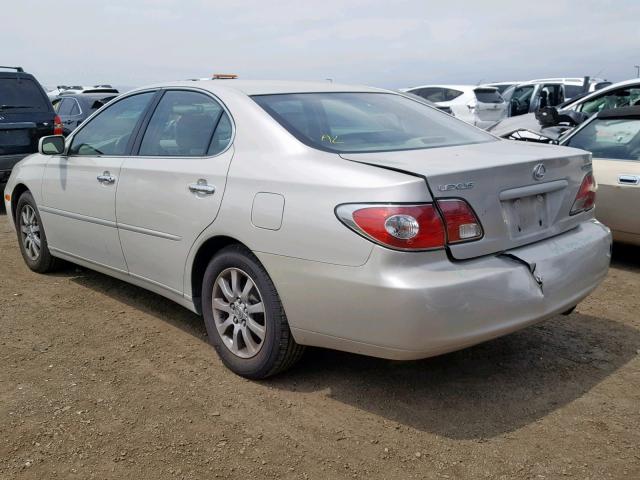 JTHBF30GX20065932 - 2002 LEXUS ES 300 SILVER photo 3