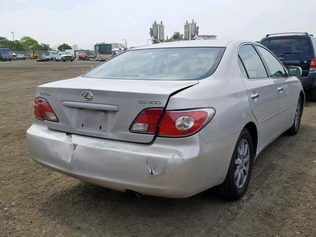 JTHBF30GX20065932 - 2002 LEXUS ES 300 SILVER photo 4