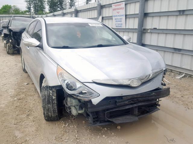 KMHEC4A44CA028691 - 2012 HYUNDAI SONATA HYB SILVER photo 1