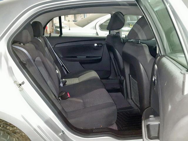 1G1ZC5EB2AF166419 - 2010 CHEVROLET MALIBU 1LT SILVER photo 6