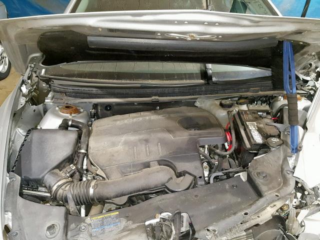 1G1ZC5EB2AF166419 - 2010 CHEVROLET MALIBU 1LT SILVER photo 7