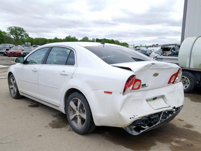 1G1ZC5E18BF335383 - 2011 CHEVROLET MALIBU 1LT WHITE photo 3