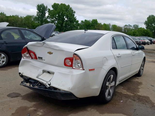 1G1ZC5E18BF335383 - 2011 CHEVROLET MALIBU 1LT WHITE photo 4