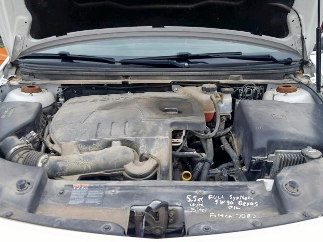 1G1ZC5E18BF335383 - 2011 CHEVROLET MALIBU 1LT WHITE photo 7