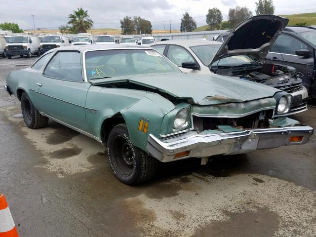 1D37H3Z475148 - 1973 CHEVROLET CHEVELLE GREEN photo 1