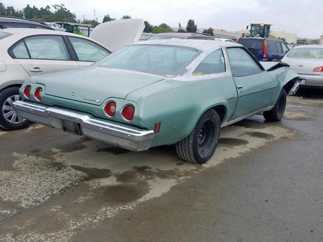 1D37H3Z475148 - 1973 CHEVROLET CHEVELLE GREEN photo 4