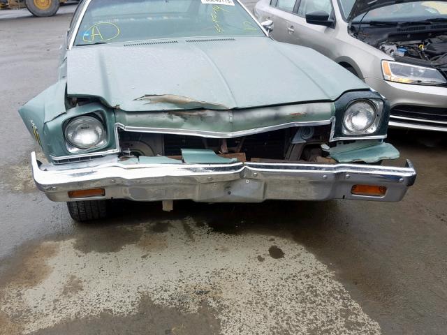 1D37H3Z475148 - 1973 CHEVROLET CHEVELLE GREEN photo 9