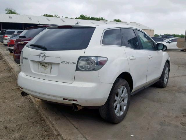 JM3ER293670118429 - 2007 MAZDA CX-7 WHITE photo 4