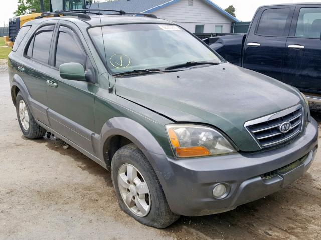 KNDJD736275696648 - 2007 KIA SORENTO EX GREEN photo 1