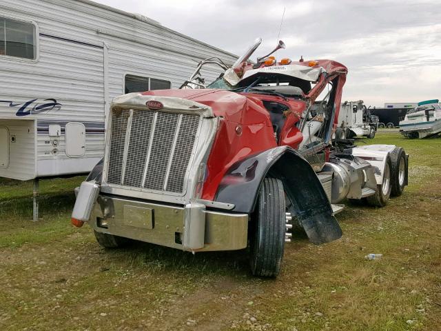 1XP5DB9X46N631270 - 2006 PETERBILT 379 RED photo 2