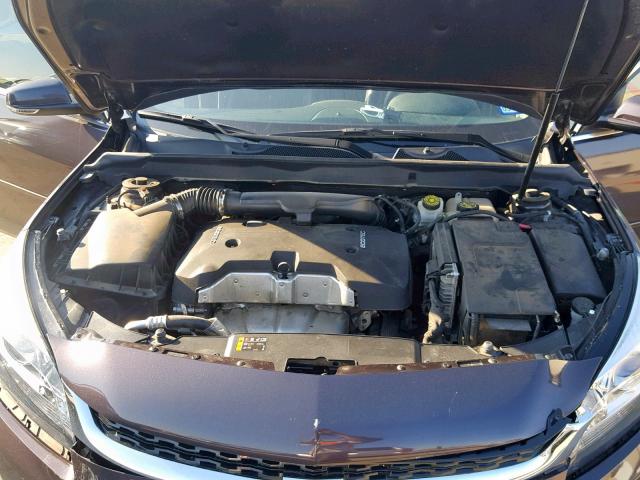 1G11C5SL9FF110690 - 2015 CHEVROLET MALIBU 1LT 紫色 照片 7