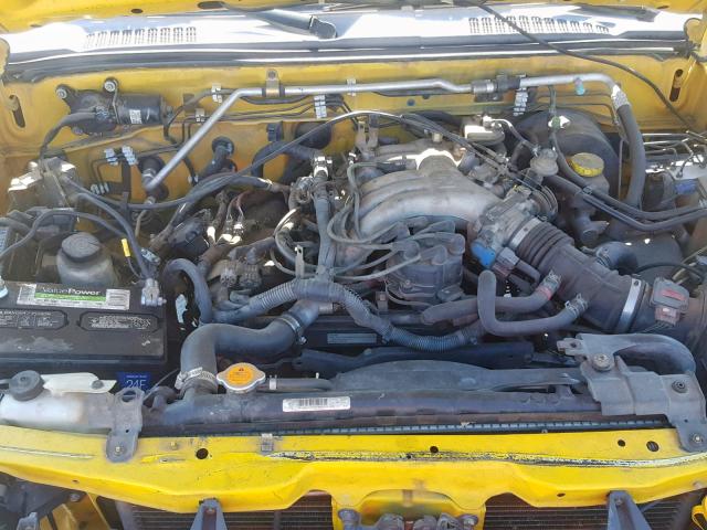 5N1ED28T94C665676 - 2004 NISSAN XTERRA XE YELLOW photo 7