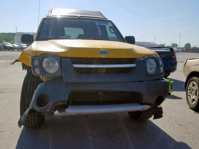 5N1ED28T94C665676 - 2004 NISSAN XTERRA XE YELLOW photo 9