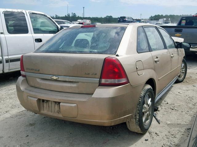 1G1ZT62835F297878 - 2005 CHEVROLET MALIBU MAX 金色 照片 4
