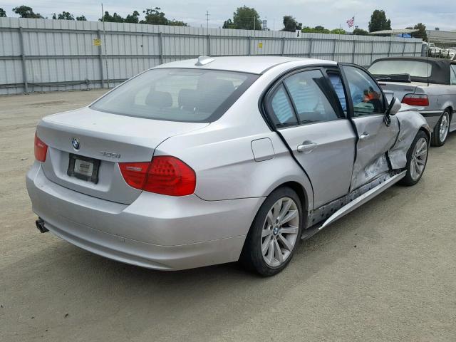 WBAPH5G59BNM82881 - 2011 BMW 328 I SULE SILVER photo 4