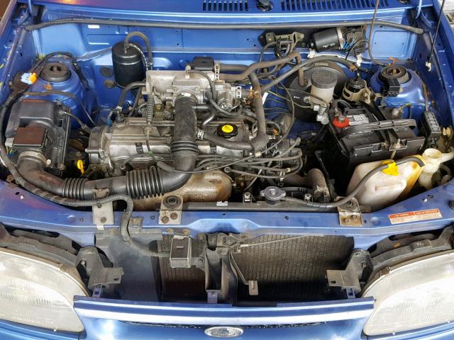 KNJLT05H8R6114354 - 1994 FORD ASPIRE BLUE photo 7