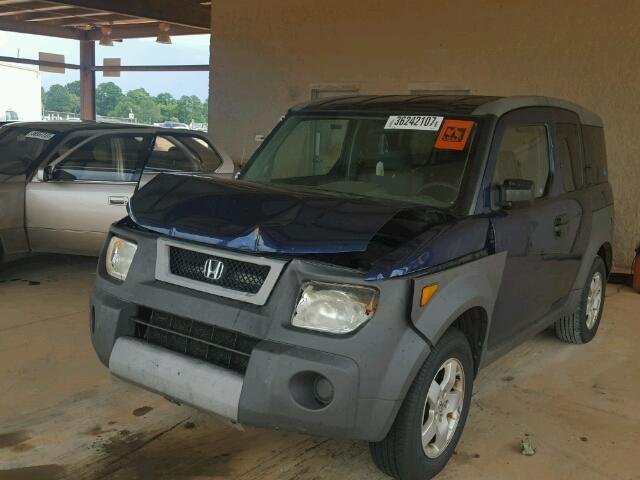 5J6YH17523L002008 - 2003 HONDA ELEMENT EX BLUE photo 2