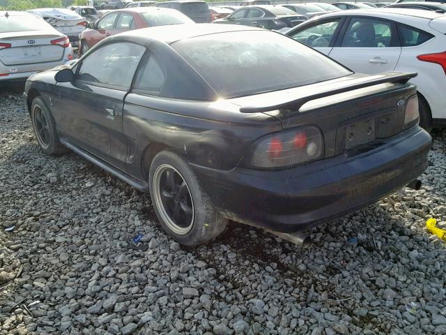 1FAFP42X4WF213469 - 1998 FORD MUSTANG GT BLACK photo 3