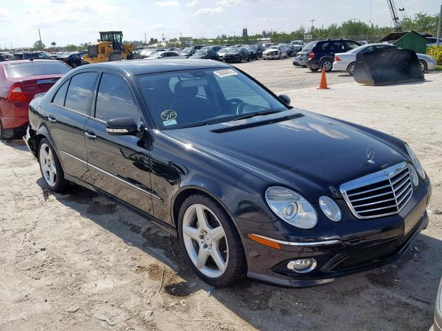 WDBUF56X69B388112 - 2009 MERCEDES-BENZ E 350 BLACK photo 1