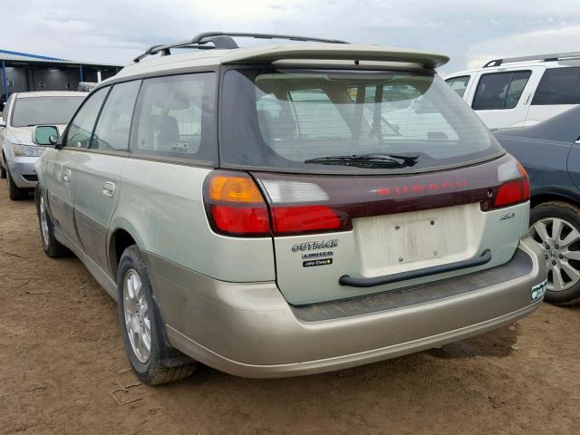 4S3BH686646609562 - 2004 SUBARU LEGACY OUT GOLD photo 3