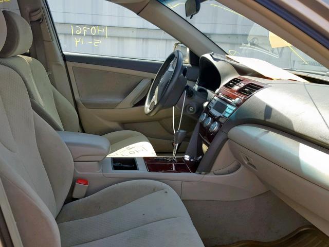 4T1BE46K27U520743 - 2007 TOYOTA CAMRY NEW BEIGE photo 5