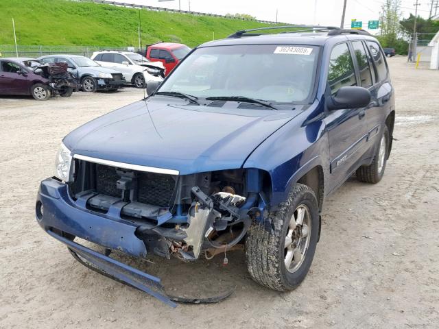 1GKDT13S532386326 - 2003 GMC ENVOY BLUE photo 2