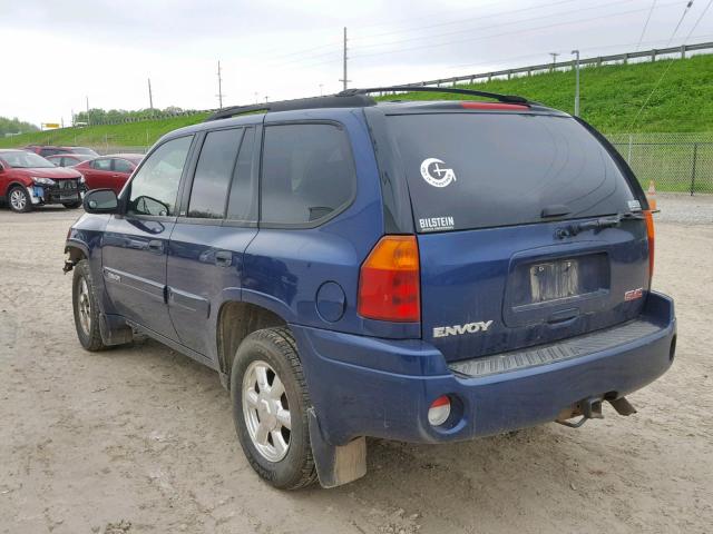 1GKDT13S532386326 - 2003 GMC ENVOY BLUE photo 3