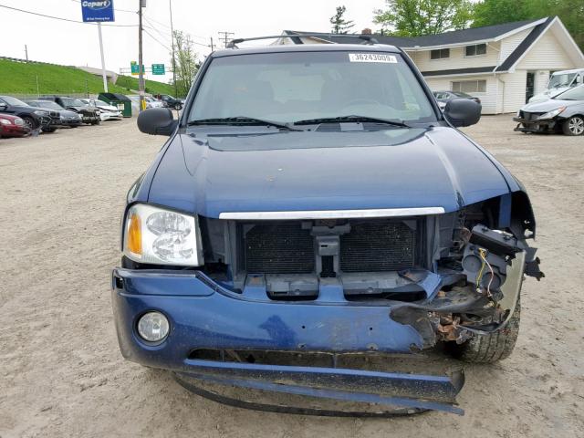 1GKDT13S532386326 - 2003 GMC ENVOY BLUE photo 9