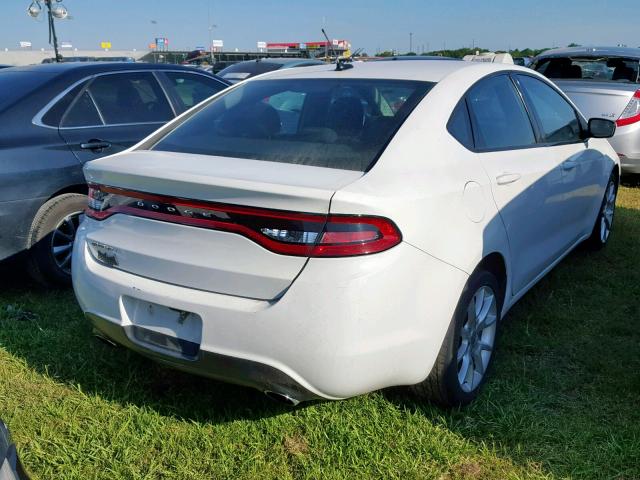 1C3CDFBA8DD288623 - 2013 DODGE DART SXT WHITE photo 4