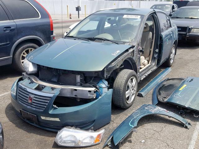 1G8AJ55F27Z205976 - 2007 SATURN ION LEVEL GREEN photo 2