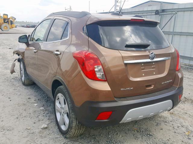 KL4CJASB3GB745428 - 2016 BUICK ENCORE BROWN photo 3