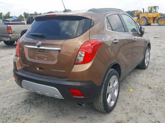 KL4CJASB3GB745428 - 2016 BUICK ENCORE BROWN photo 4