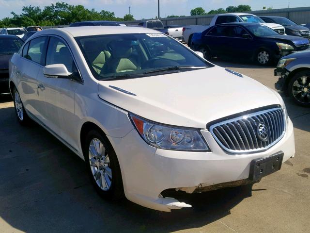 1G4GC5ER6DF159579 - 2013 BUICK LACROSSE WHITE photo 1