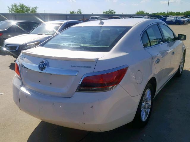 1G4GC5ER6DF159579 - 2013 BUICK LACROSSE WHITE photo 4