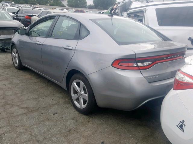 1C3CDFBB1FD227223 - 2015 DODGE DART SXT GRAY photo 3