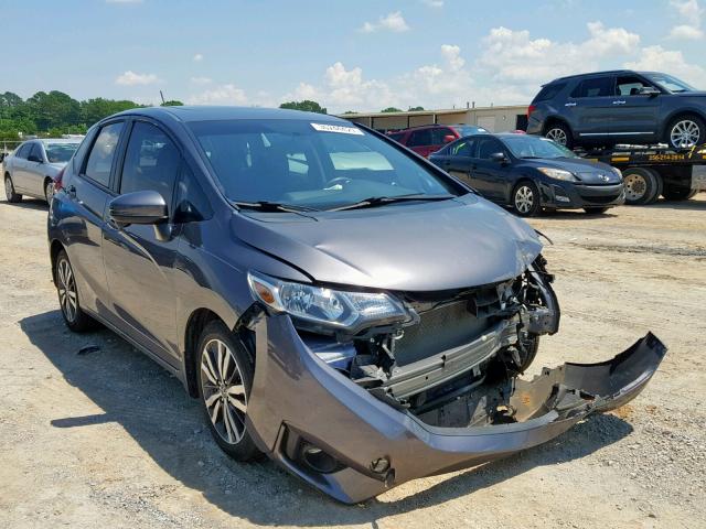 3HGGK5H87FM740281 - 2015 HONDA FIT EX GRAY photo 1