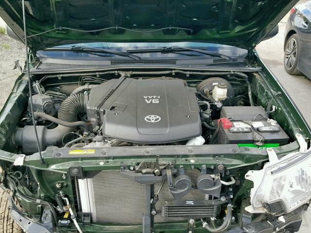 5TFUU4EN9EX100081 - 2014 TOYOTA TACOMA GREEN photo 7