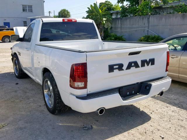 3C6JR6CT1JG254260 - 2018 RAM 1500 SPORT WHITE photo 3